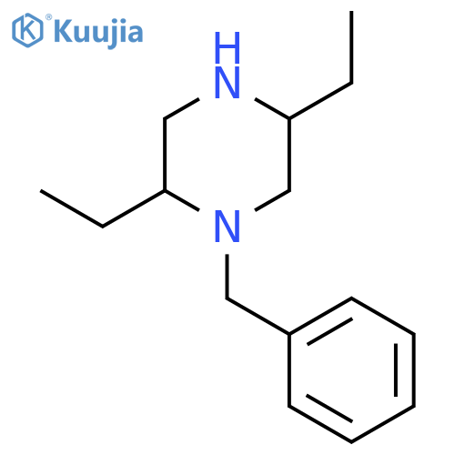 1-Benzyl-2,5-diethylpiperazine structure