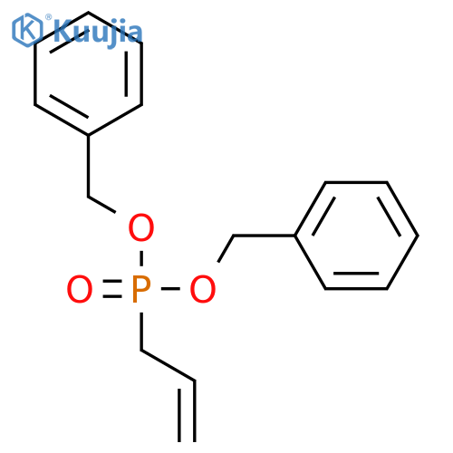 Phosphonic acid, 2-propenyl-, bis(phenylmethyl) ester structure