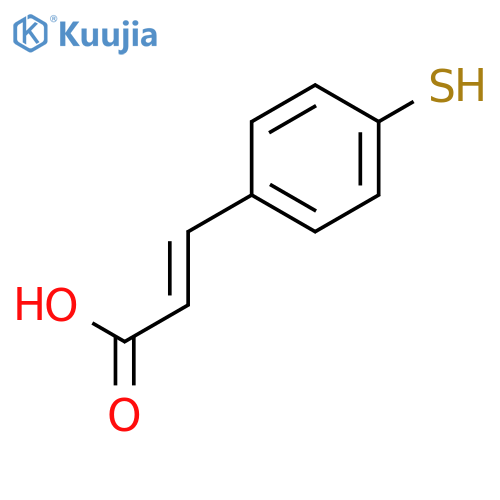 4-Mercaptocinnamic Acid structure