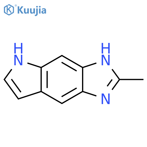 Pyrrolo[2,3-f]benzimidazole,3,5-dihydro-2-methyl- structure