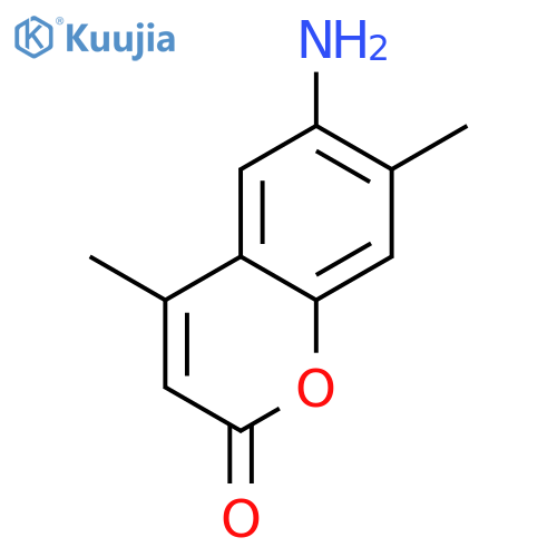 6-Amino-4,7-dimethyl-2H-chromen-2-one structure