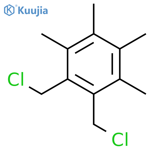 Benzene,1,2-bis(chloromethyl)-3,4,5,6-tetramethyl- structure