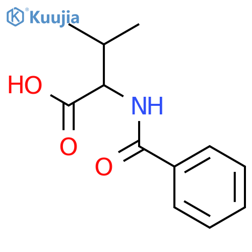 Benzoyl-DL-Valine structure