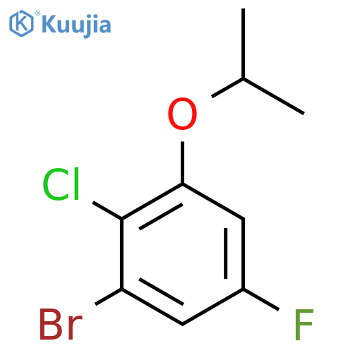 1-Bromo-2-chloro-5-fluoro-3-isopropoxybenZene structure