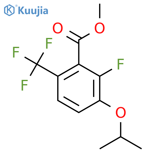 Methyl 2-fluoro-3-isopropoxy-6-(trifluoromethyl)benZoate structure