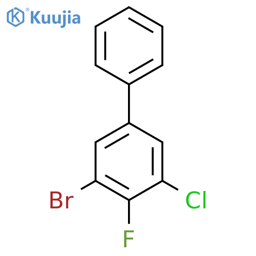 3-Bromo-5-chloro-4-fluoro-1,1'-biphenyl structure