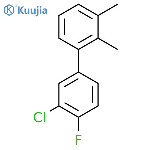 3'-Chloro-4'-fluoro-2,3-dimethyl-1,1'-biphenyl structure