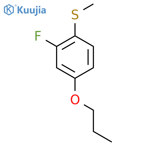 (2-Fluoro-4-propoxyphenyl)(methyl)sulfane structure