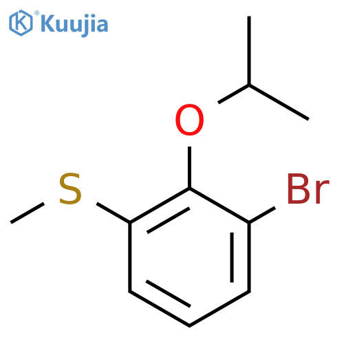 (3-Bromo-2-isopropoxyphenyl)(methyl)sulfane structure