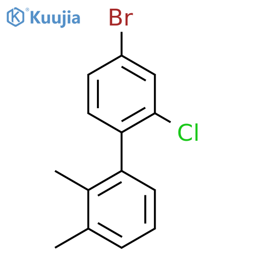 4'-Bromo-2'-chloro-2,3-dimethyl-1,1'-biphenyl structure