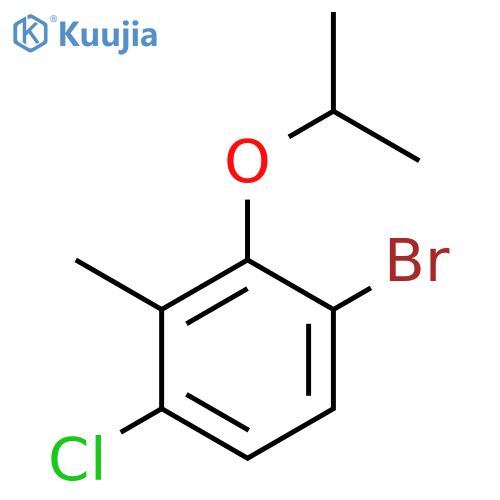 1-Bromo-4-chloro-2-isopropoxy-3-methylbenZene structure