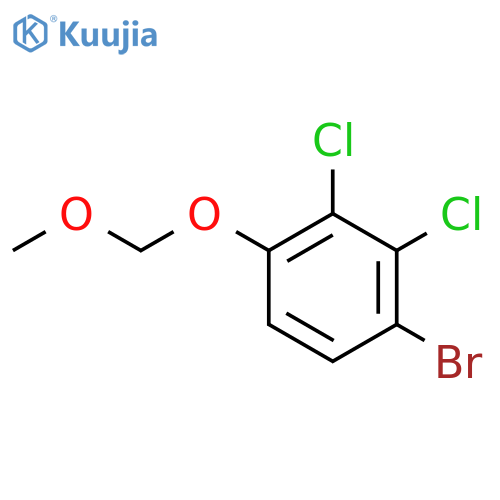1-Bromo-2,3-dichloro-4-(methoxymethoxy)benZene structure