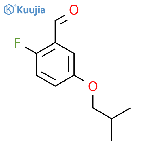 2-Fluoro-5-isobutoxybenZaldehyde structure