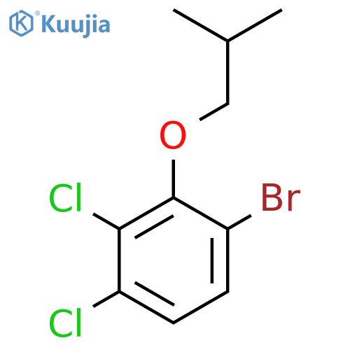 1-Bromo-3,4-dichloro-2-isobutoxybenZene structure