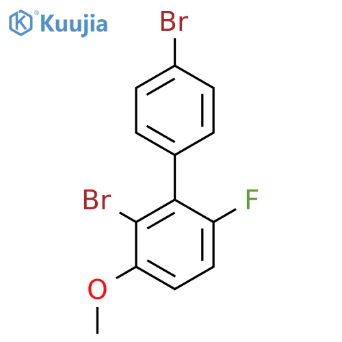 2,4'-Dibromo-6-fluoro-3-methoxy-1,1'-biphenyl structure
