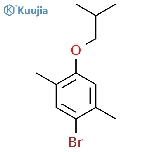 1-Bromo-4-isobutoxy-2,5-dimethylbenZene structure