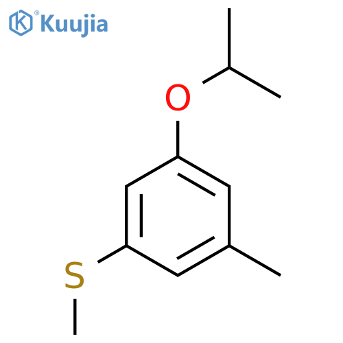 (3-Isopropoxy-5-methylphenyl)(methyl)sulfane structure