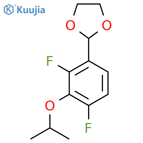 2-(2,4-Difluoro-3-isopropoxyphenyl)-1,3-dioxolane structure
