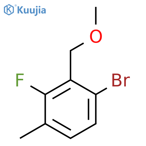 1-Bromo-3-fluoro-2-(methoxymethyl)-4-methylbenZene structure