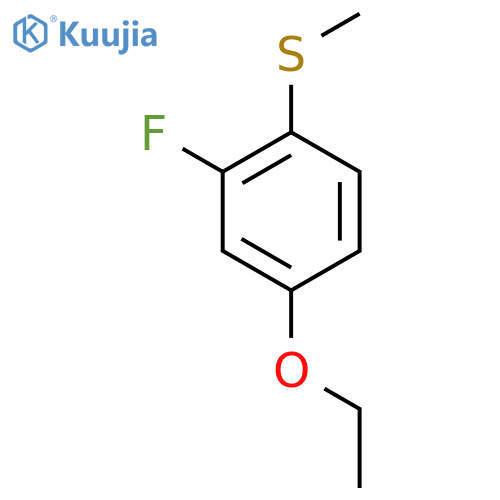 (4-Ethoxy-2-fluorophenyl)(methyl)sulfane structure