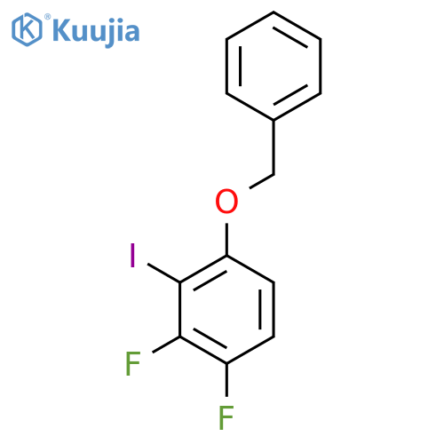 1-(BenZyloxy)-3,4-difluoro-2-iodobenZene structure