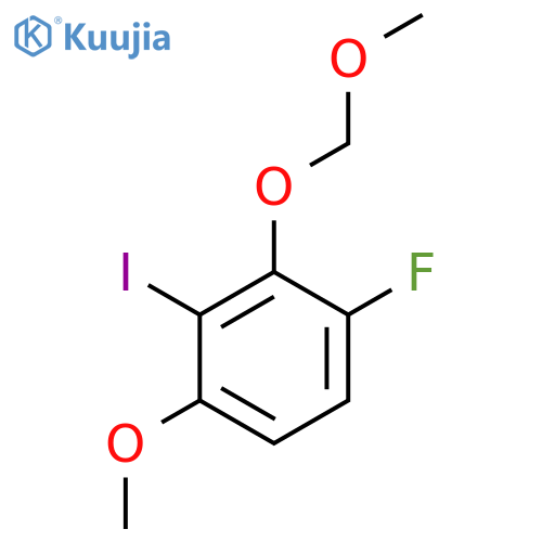 1-Fluoro-3-iodo-4-methoxy-2-(methoxymethoxy)benZene structure