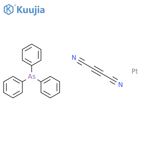 Platinum,(dicyanovinylene)bis(triphenylarsine)- (8CI) structure