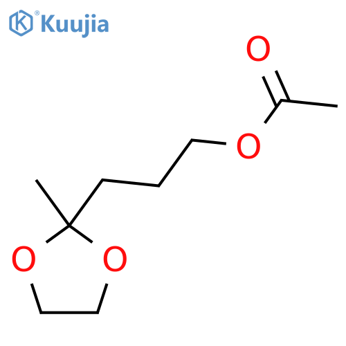 1-Acetoxy-4,4-(ethylenedioxy)pentane structure