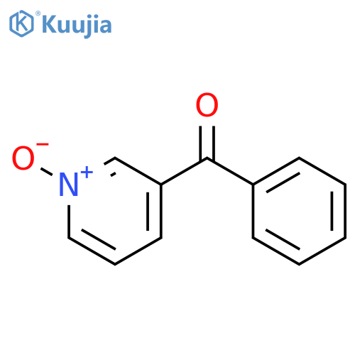 Methanone, (1-oxido-3-pyridinyl)phenyl- structure