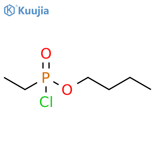 Phosphonochloridic acid, ethyl-, butyl ester structure
