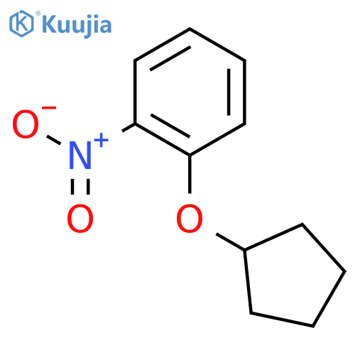 Benzene, 1-(cyclopentyloxy)-2-nitro- structure