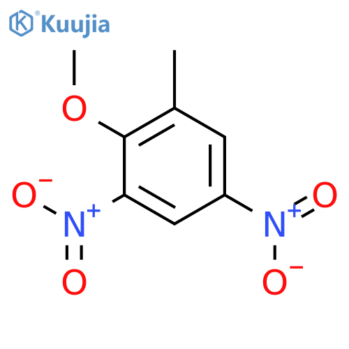 Benzene,2-methoxy-1-methyl-3,5-dinitro- structure