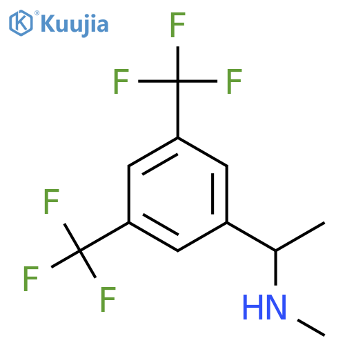 1-(3,5-Bis(trifluoromethyl)phenyl)-N-methylethanamine structure
