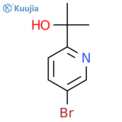 2-(5-Bromopyridin-2-yl)propan-2-ol structure