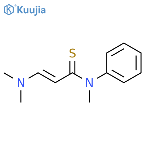 2-Propenethioamide, 3-(dimethylamino)-N-methyl-N-phenyl- structure