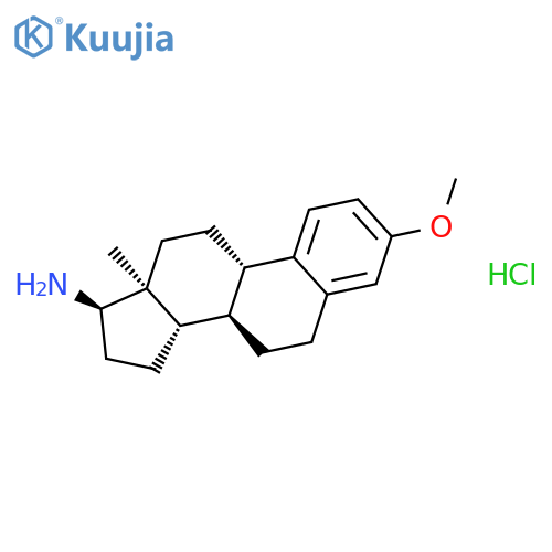 Estra-1,3,5(10)-trien-17-amine, 3-methoxy-, hydrochloride, (17a)- structure