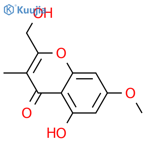 5,7-Dihydroxy-2,3-dimethyl-4H-1-benzopyran-4-one; 1'-Hydroxy, 7-Me ether structure