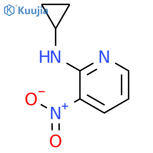 N-cyclopropyl-3-nitropyridin-2-amine structure
