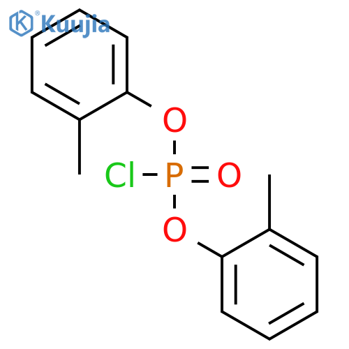 Phosphorochloridic acid, bis(methylphenyl) ester structure