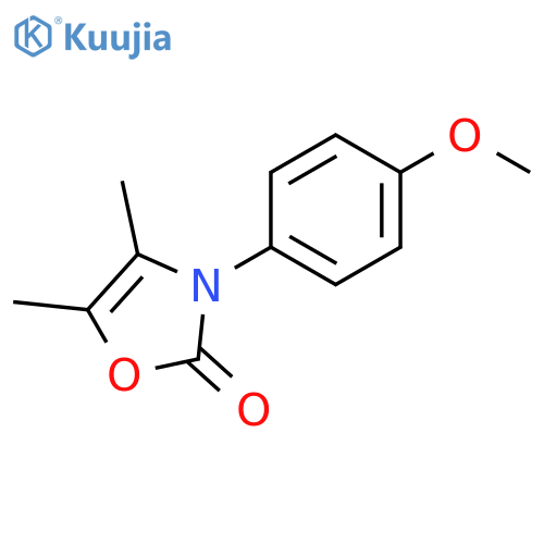 3-(4-Methoxyphenyl)-4,5-dimethyl-2(3H)-oxazolone structure