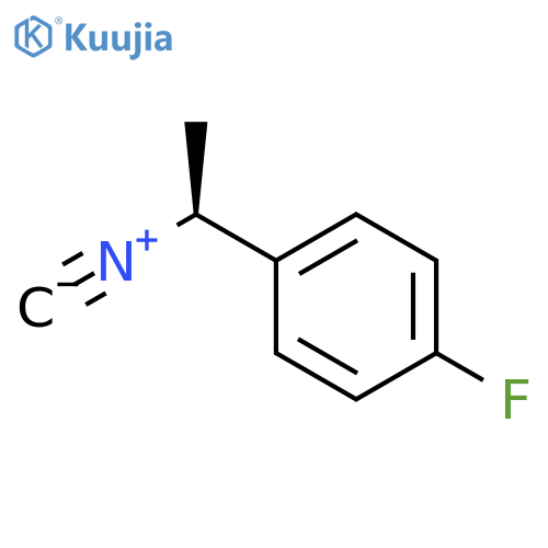 Benzene, 1-fluoro-4-[(1S)-1-isocyanoethyl]- structure