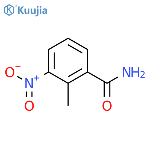 2-methyl-3-nitrobenzamide structure
