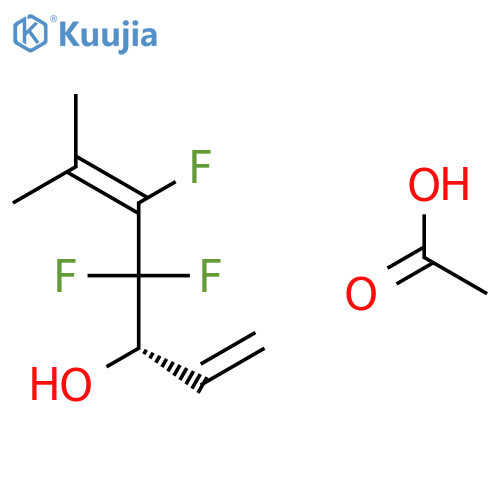 1,5-Heptadien-3-ol, 4,4,5-trifluoro-6-methyl-, acetate, (3S)- structure