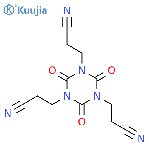 3,3',3''-(2,4,6-Trioxo-1,3,5-triazinane-1,3,5-triyl)tripropanenitrile structure