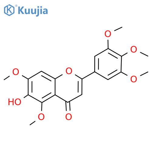 6-Hydroxy-5,7,3',4',5'-pentamethoxyflavone structure