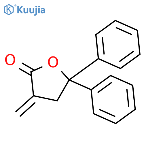 2(3H)-Furanone, dihydro-3-methylene-5,5-diphenyl- structure