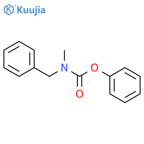 Carbamic acid,methyl(phenylmethyl)-, phenyl ester (9CI) structure