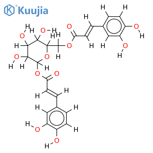 1,6-di-O-caffeoyl-D-glucopyranoside structure