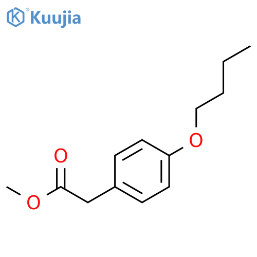 Methyl (4-butoxyphenyl)acetate structure