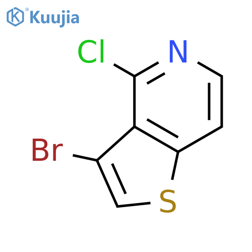 3-Bromo-4-chlorothieno[3,2-c]pyridine structure